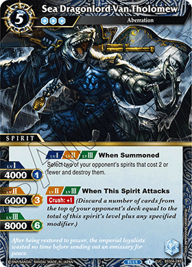 [BSS04-089] Sea Dragonlord Van Tholomew