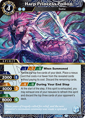 [BSS04-102] Harp Princess Pollon