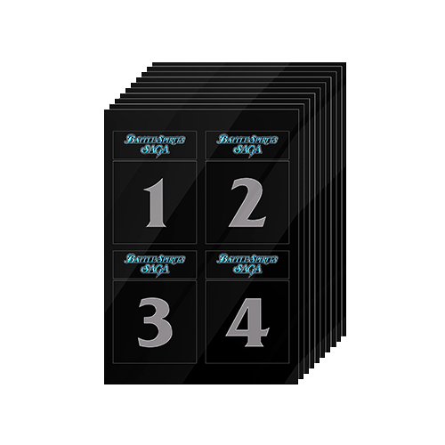 Table Number Stickers ×1